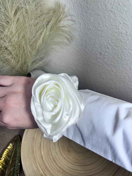 Cocowhite Beautiful Rose Scrunchie