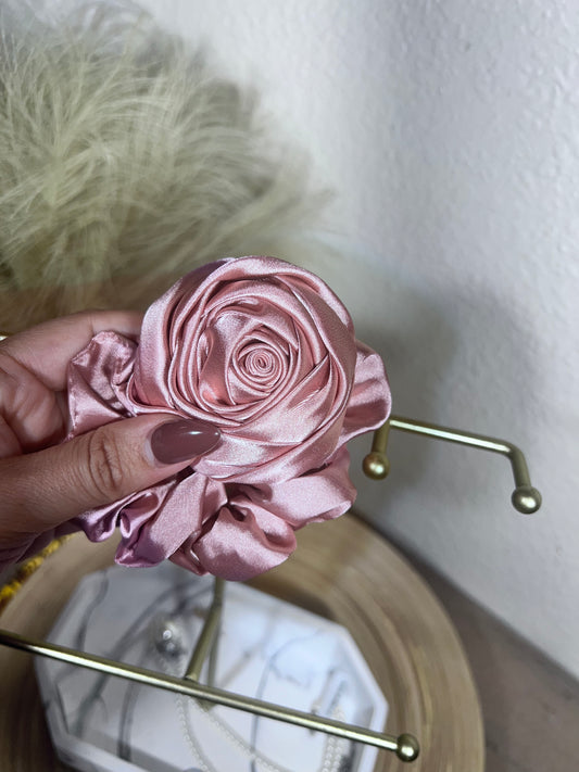 Beautiful Rose Scrunchie